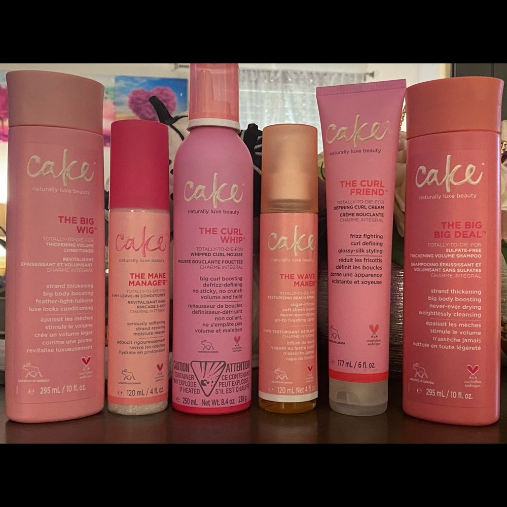 BRAND NEW “CAKE” Brand Naturally Luxe Beauty Six Amazing Products (info below)